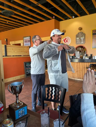 Awarding the clear jacket