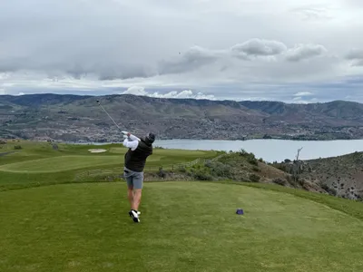 Ben's tee shot