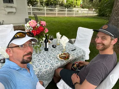 Dinner — Ben and Mike