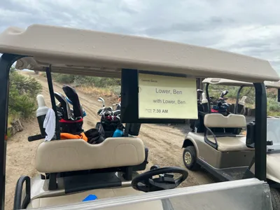 Carts at Gamble Sands